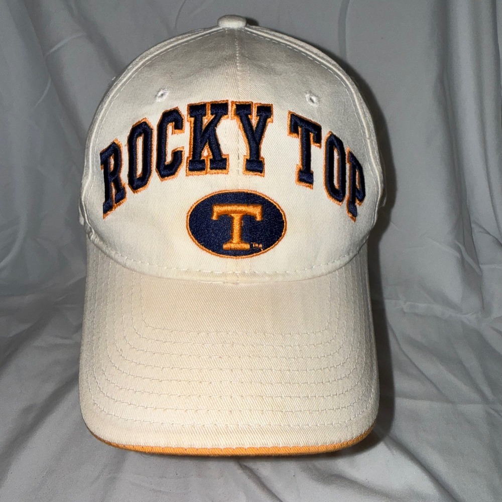 Tennessee Volunteers Rocky Top Zephyr Snapback Hat Cap Cream Orange Vols NCAA